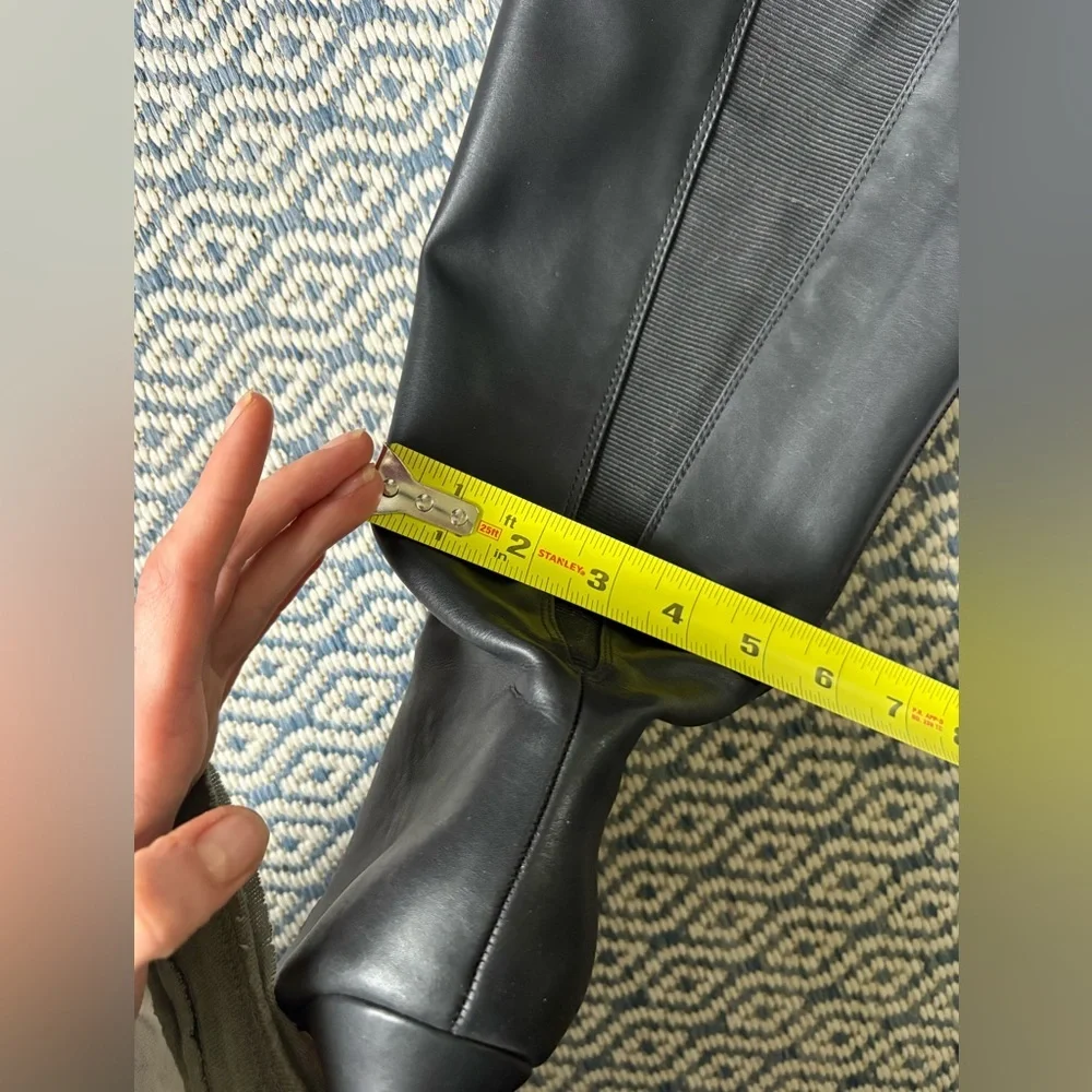 NWT TORRID “Black All Over” lace up over the knee boots!